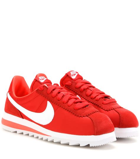 red nike sneakers